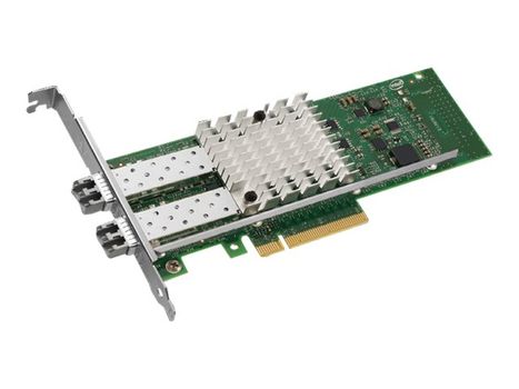 Intel Ethernet Converged Network Adapter X520-SR2 - nettverksadapter - PCIe 2.0 x8 - 10GBase-SR x 2 (E10G42BFSRBLK)