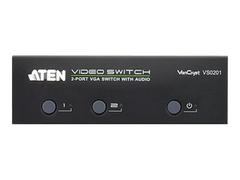 ATEN VanCryst VS0201 - video/audio switch - 2 porter