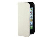 Verbatim Folio Pocket - Eske for mobiltelefon - vaniljehvit - for Apple iPhone 5, 5s (98089)