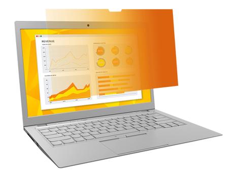 3M personvernfilter i gull for bærbar datamaskin med 12,5" widescreen - notebookpersonvernsfilter (98044055048)