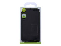 Belkin Pocket Case - Eske for mobiltelefon - polyuretanlær - svarttopp - for HTC One