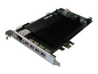 Fujitsu CELSIUS RemoteAccess Quad Card - video/lyd/USB-utvider - 10Mb LAN, 100Mb LAN, GigE