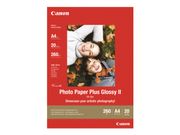Canon Photo Paper Plus Glossy II PP-201 - fotopapir - høyblank - 20 ark - 130 x 130 mm - 265 g/m² (2311B060)