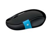 Microsoft Sculpt Comfort Mouse - Mus - høyrehendt - optisk - 6 knapper - trådløs - Bluetooth 3.0 - svart (H3S-00001)