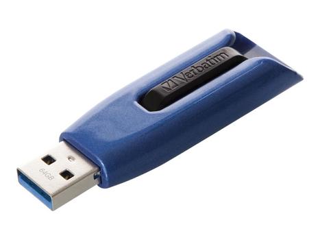 VERBATIM Store 'n' Go V3 MAX - USB-flashstasjon - 64 GB (49807)