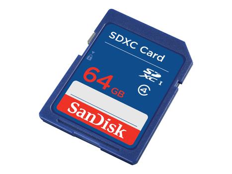 SanDisk flashminnekort - 64 GB - SDXC (SDSDB-064G-B35)