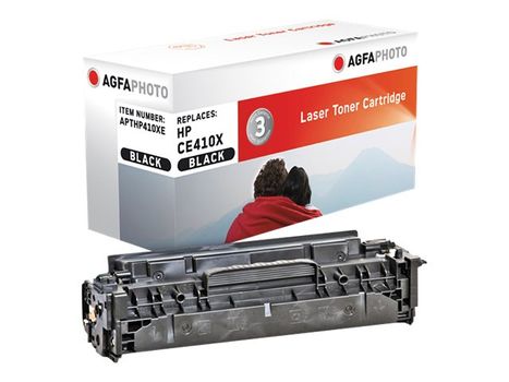 AGFAPHOTO Svart - tonerpatron (alternativ for: HP 305X, HP CE410X) - for LaserJet Pro 300 color M351a, 300 color MFP M375nw, 400 color M451, 400 color MFP M475 (APTHP410XE)