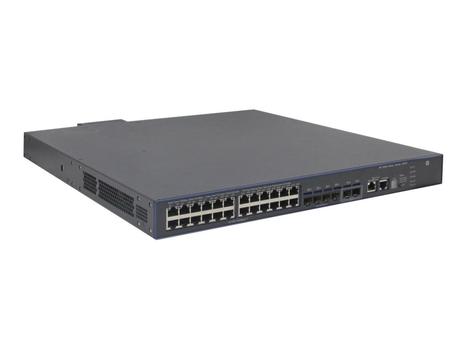 Hewlett Packard Enterprise HPE 5500-24G-PoE+-4SFP HI Switch with 2 Interface Slots - switch - 24 porter - Styrt - rackmonterbar (JG541A)