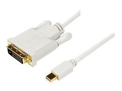 StarTech 3 ft Mini DisplayPort to DVI Adapter Cable - Mini DP to DVI Video Converter - MDP to DVI Cable for Mac / PC 1920x1200 - White (MDP2DVIMM3W) - DisplayPort-kabel - 91.44 cm