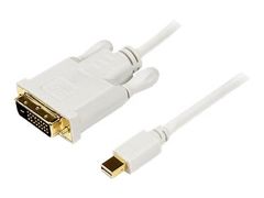 StarTech 6 ft Mini DisplayPort to DVI Adapter Cable - Mini DP to DVI Video Converter - MDP to DVI Cable for Mac / PC 1920x1200 - White (MDP2DVIMM6W) - DisplayPort-kabel - 1.82 m