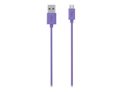Belkin MIXIT - USB-kabel - Micro-USB type B til USB - 2 m (F2CU012BT2M-PUR)