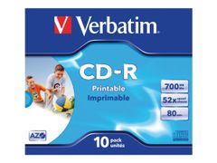 VERBATIM CD-R x 10 - 700 MB - lagringsmedier