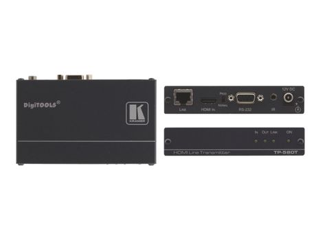 KRAMER DigiTOOLS TP-580T - video/ lyd/ infrarød/ seriell-utvider - RS-232, HDMI (50-80021090)