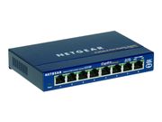 Netgear GS108 - Switch - 8 x 10/ 100/ 1000 - stasjonær (GS108GE)