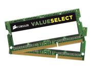 Corsair Value Select - DDR3L - 8 GB: 2 x 4 GB - SO DIMM 204-pin - 1600 MHz / PC3-12800 - CL11 - 1.35 / 1.5 V - ikke-bufret - ikke-ECC (CMSO8GX3M2C1600C11)