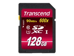 Transcend Ultimate series - flashminnekort - 128 GB - SDXC UHS-I