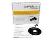 StarTech Bluetooth Adapter - Mini Bluetooth 4.0 USB Adapter - 50m/165ft Wireless Bluetooth Dongle - Smart Ready LE+EDR (USBBT1EDR4) - Nettverksadapter - USB - Bluetooth 4.0 EDR - Klasse 1 - svart (USBBT1EDR4)