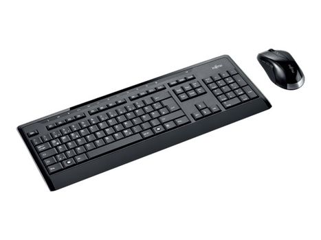 Fujitsu Wireless LX901 - tastatur- og mussett - Nordisk (S26381-K565-L454)