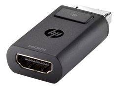 HP DisplayPort to HDMI Adapter - Video adapter - DisplayPort / HDMI - DisplayPort (hann) til HDMI (hunn) - for HP 20, 22, 24; EliteBook 830 G6, 840r G4; Pavilion 24, 560; ProBook 64X G4, 650 G4, 650 G5