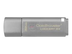 Kingston DataTraveler Locker+ G3 - USB-flashstasjon - 32 GB