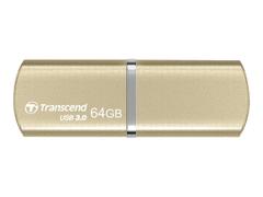Transcend JetFlash 820G - USB-flashstasjon - 64 GB - USB 3.0 - gullchampagne