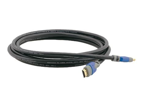 KRAMER C-HM/ HM/ PRO Series C-HM/ HM/ PRO-15 - HDMI-kabel med Ethernet - 4.6 m (97-01114015)
