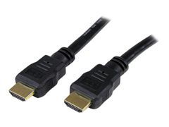 StarTech 30cm Short High Speed HDMI Cable - Ultra HD 4k x 2k Cable M/M - HDMI-kabel - HDMI (hann) til HDMI (hann) - 30 cm - dobbeltisolert - svart