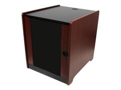 StarTech "12U AV Rack Cabinet - 21? Deep - Wood Finish - Floor Standing Enclosure for 19"" Audio Video Component, Server Room & Network Equipment (RKWOODCAB12)" - rack - 12U