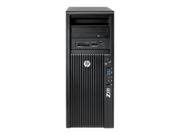 HP Workstation Z420 - CMT - 1 x Xeon E5-1650V2 / 3.5 GHz - RAM 16 GB - SSD 240 GB - DVD SuperMulti - ingen grafikk - GigE - Win 7 Pro 64-bit (inkluderer Win 8.1 Pro 64-bit License) - vPro - monitor: inge (WM686EA#UUW)