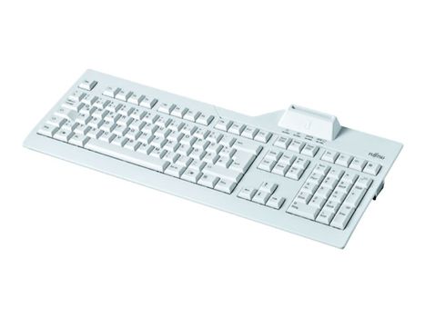 Fujitsu KB SCR2 - tastatur - Finsk - marmorgrå (S26381-K538-L155)