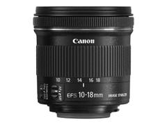 Canon EF-S vidvinkelzoomobjektiv - 10 mm - 18 mm