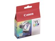 Canon BCI-15 Colour Twin Pack - 2-pack - farge (cyan, magenta, gul) - original - blekkbeholder (8191A002)