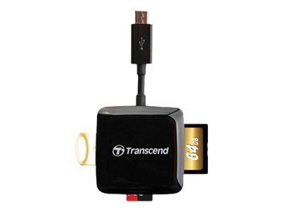 Transcend RDP9 Smart OTG Card Reader - kortleser - USB (TS-RDP9K)