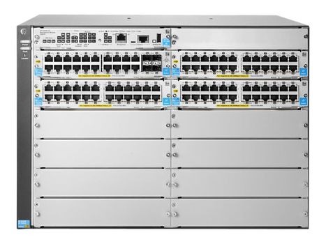 Hewlett Packard Enterprise HPE Aruba 5412R-92G-PoE+/ 4SFP v2 zl2 - switch - 92 porter - Styrt - rackmonterbar (J9826A)