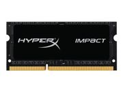 Kingston HyperX Impact Black Series - DDR3L - modul - 8 GB - SO DIMM 204-pin - 1600 MHz / PC3L-12800 - ikke-bufret (HX316LS9IB/8)
