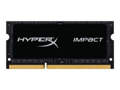 Kingston HyperX Impact Black Series - DDR3L - modul - 8 GB - SO DIMM 204-pin - 1600 MHz / PC3L-12800 - ikke-bufret