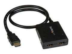 StarTech HDMI Cable Splitter - 2 Port - 4K 30Hz - Powered - HDMI Audio / Video Splitter - 1 in 2 Out - HDMI 1.4 - video/lyd-splitter - 2 porter