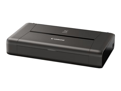 Canon PIXMA iP110 - Skriver - farge - ink-jet - A4/Legal - inntil 9 ipm (mono) / inntil 5.8 ipm (farge) - kapasitet: 50 ark - USB 2.0, Wi-Fi(n) - med LK-62 batteri (9596B029)