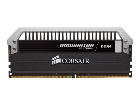 Corsair Dominator Platinum - DDR4 - sett - 16 GB: 2 x 8 GB - DIMM 288-pin - 3200 MHz / PC4-25600 - ikke-bufret (CMD16GX4M2B3200C16)