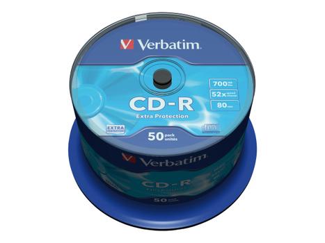 Verbatim CD-R x 50 - 700 MB - lagringsmedier (43351)