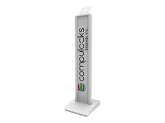 COMPULOCKS VESA Brandable Floor Stand stativ - for nettbrett - hvit