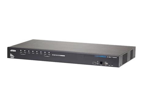 ATEN CS1798 - KVM / lyd / USB-svitsj - 8 porter - rackmonterbar (CS1798-AT-G)