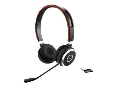 Jabra Evolve 65 MS stereo - Hodesett - on-ear - Bluetooth - trådløs - NFC - USB (6599-823-309)