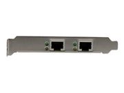 StarTech Dual Port Gigabit PCI Express Server Network Adapter Card - 1 Gbps PCIe NIC - Dual Port Server Adapter - 2 Port Ethernet Card (ST1000SPEXD4) - nettverksadapter (ST1000SPEXD4)