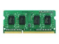 Synology DDR3 - modul - 4 GB - SO DIMM 204-pin - 1600 MHz / PC3-12800 - ikke-bufret (RAM1600DDR3-4GB)