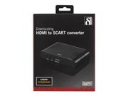 Deltaco HDMI-SCART2 - videokonverter - svart (HDMI-SCART2)