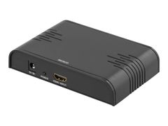 Deltaco HDMI-SCART2 - videokonverter - svart