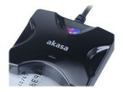 AKASA AK-CR-03BKV2 - SMART-kortleser - USB 2.0 (AK-CR-03BKV2)