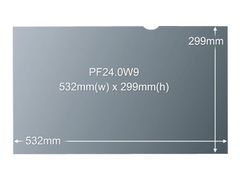 3M personvernfilter for 24" widescreen - personvernfilter for skjerm - 24"