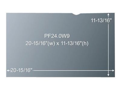 3M personvernfilter for 24" widescreen - personvernfilter for skjerm - 24" (PF24.0W9)